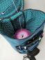Preview: Bobbeltasche Rund blau ( ohne Inhalt )