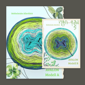 Bobbel des Monats Oktober 25 " AVALON " 4 Farben Modell A+B