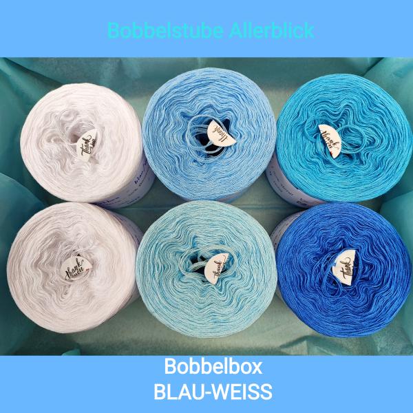 BB BLAU - WEISS  4fädig